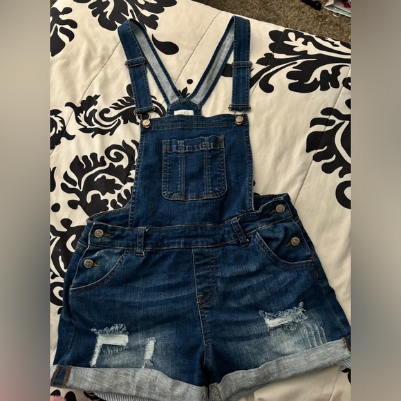 Denim - Denim Navy Blue Overalls